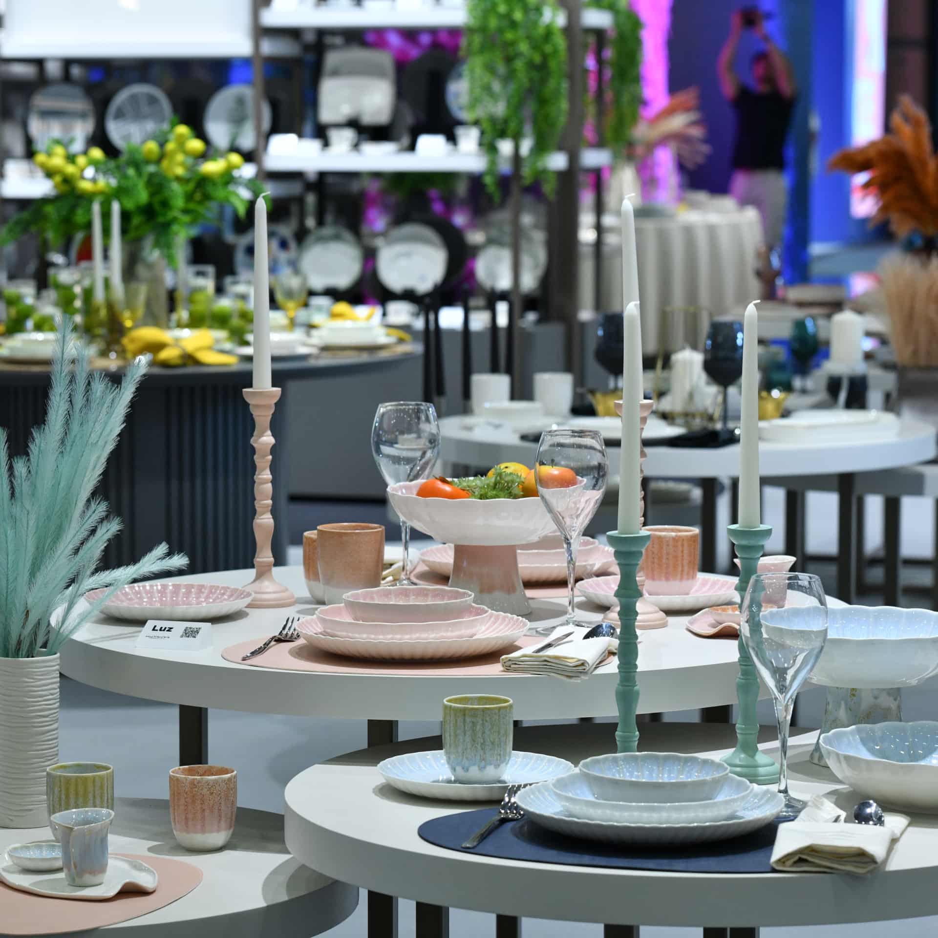 Products showcase tableware