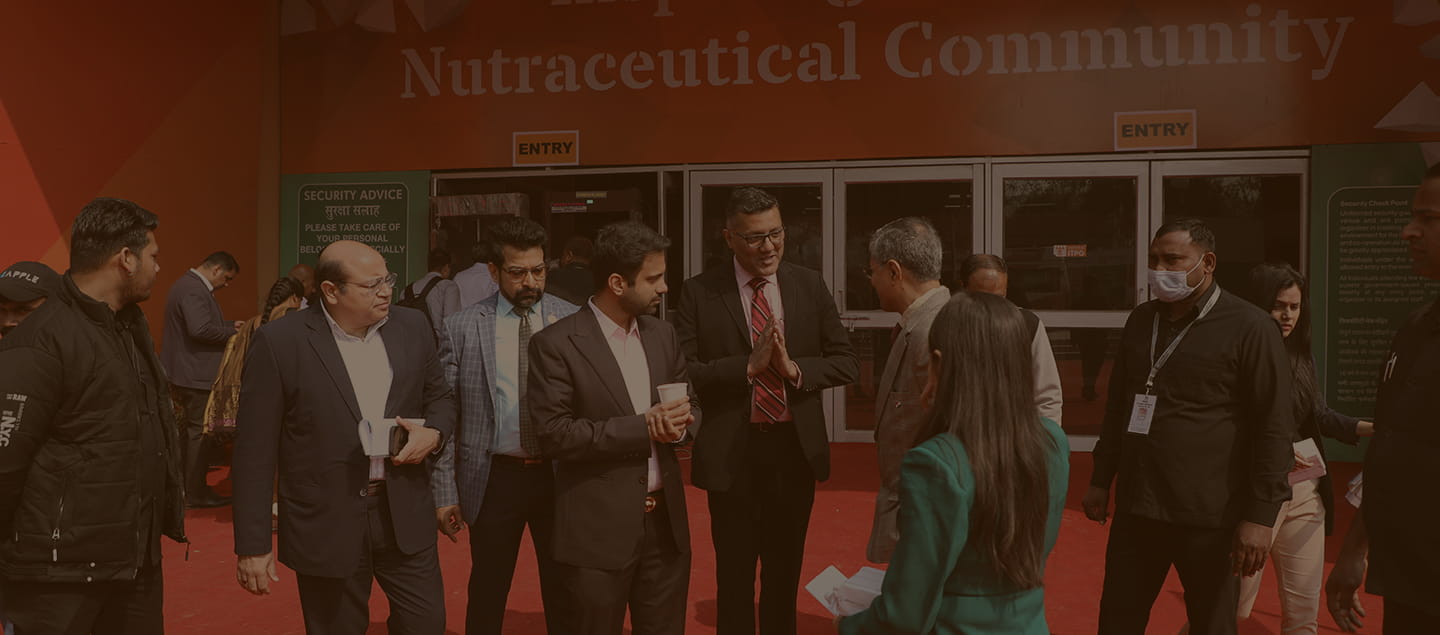 visitors networking at Vitafoods India