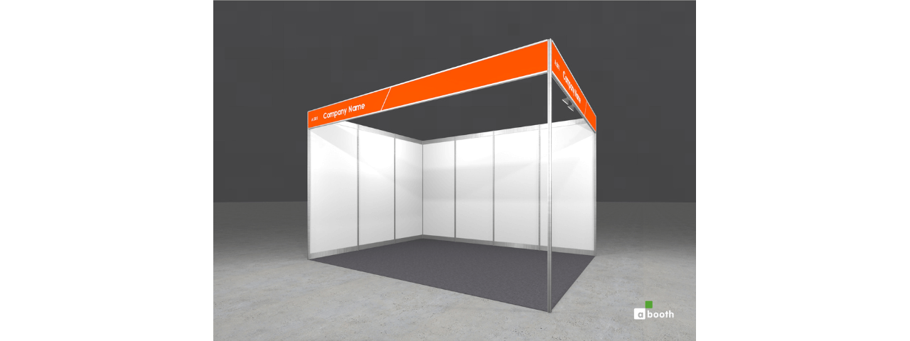 exhibitor stand shell scheme package A