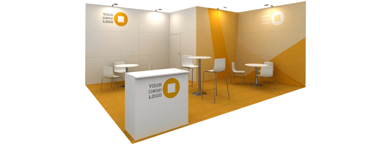 exhibitor stand shell scheme package A