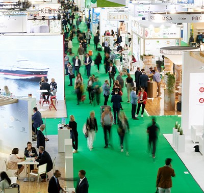 Vitafoods Europe show walkway
