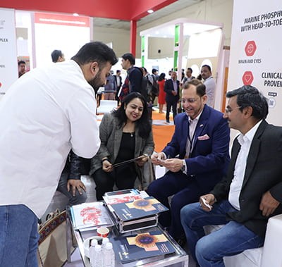 networking at Vitafoods India