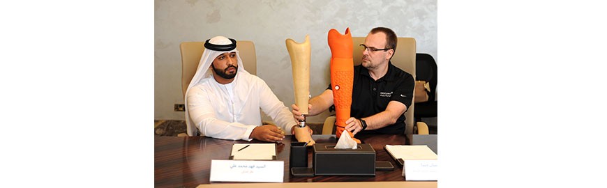 3D printed legs offer new lease of life for Emirati double amputee