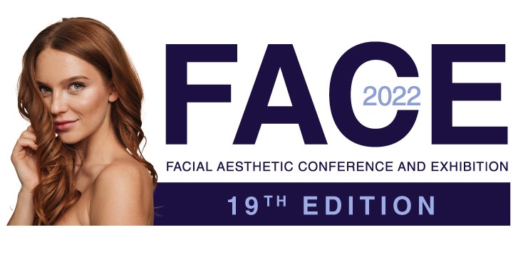 face2022 logo with model