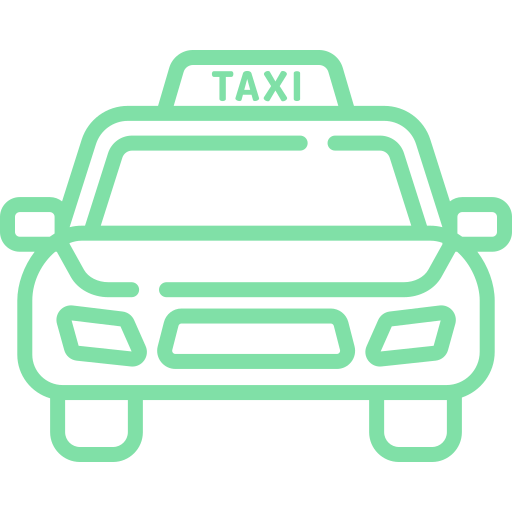 By taxi