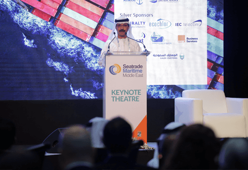 Keynote speaker at Seatrade Maritime Middle East