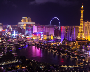 Las Vegas Strip Hotel Nighttime